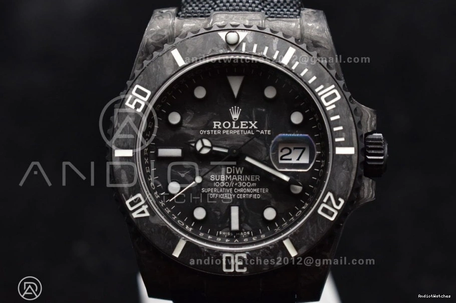 Dial DIW VSF Bracelet DLC VS Black Blue Edition Submariner Best Sandblasted 466 DLC on 1:1 OnTrend 1014